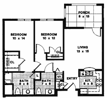 Floorplan of Quarry Hill, Assisted Living, Nursing Home, Independent Living, CCRC, Camden, ME 3