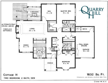 Floorplan of Quarry Hill, Assisted Living, Nursing Home, Independent Living, CCRC, Camden, ME 9
