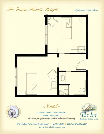 Floorplan of Atlantic Heights Community, Assisted Living, Nursing Home, Independent Living, CCRC, Saco, ME 9