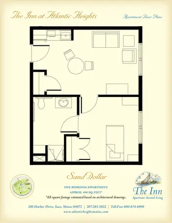 Floorplan of Atlantic Heights Community, Assisted Living, Nursing Home, Independent Living, CCRC, Saco, ME 11