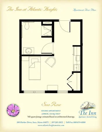 Floorplan of Atlantic Heights Community, Assisted Living, Nursing Home, Independent Living, CCRC, Saco, ME 13