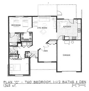 Floorplan of Thurston Woods, Assisted Living, Nursing Home, Independent Living, CCRC, Sturgis, MI 17