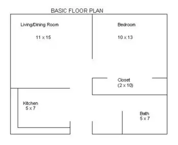 Floorplan of Thurston Woods, Assisted Living, Nursing Home, Independent Living, CCRC, Sturgis, MI 1