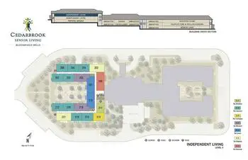 Campus Map of Cedarbrook of Bloomfield Hills, Assisted Living, Nursing Home, Independent Living, CCRC, Bloomfield Hills, MI 5