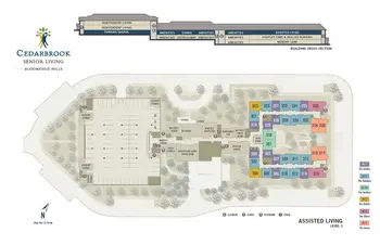 Campus Map of Cedarbrook of Bloomfield Hills, Assisted Living, Nursing Home, Independent Living, CCRC, Bloomfield Hills, MI 8