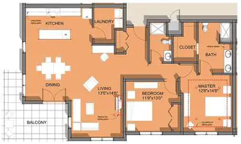 Floorplan of Clark Retirement Community, Assisted Living, Nursing Home, Independent Living, CCRC, Grand Rapids, MI 5