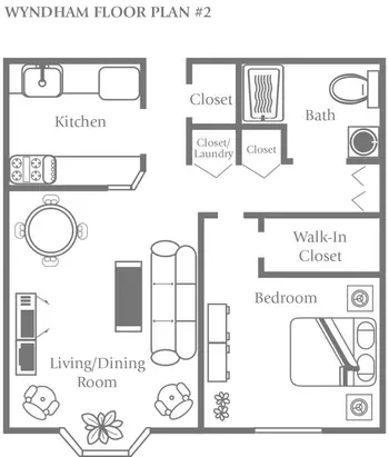 Floorplan of Heritage Community, Assisted Living, Nursing Home, Independent Living, CCRC, Kalamazoo, MI 4