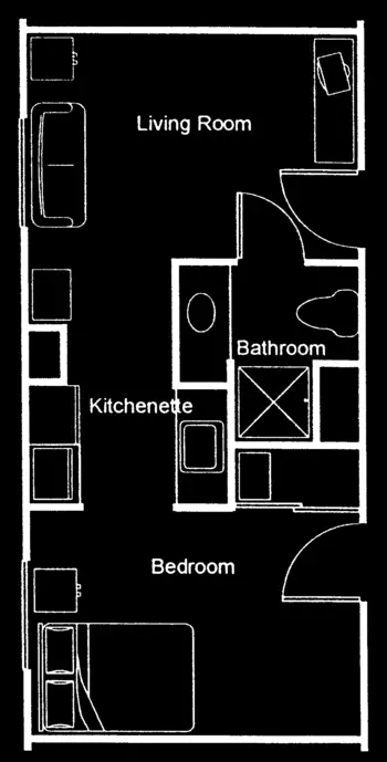 Floorplan of Masonic Pathways, Assisted Living, Nursing Home, Independent Living, CCRC, Alma, MI 7