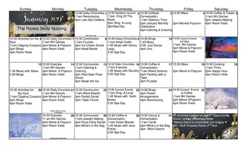 Activity Calendar of The Rivers Grosse Pointe, Assisted Living, Nursing Home, Independent Living, CCRC, Grosse Pointe Woods, MI 8