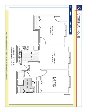 Floorplan of Episcopal Homes, Assisted Living, Nursing Home, Independent Living, CCRC, Saint Paul, MN 11