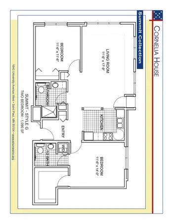Floorplan of Episcopal Homes, Assisted Living, Nursing Home, Independent Living, CCRC, Saint Paul, MN 17