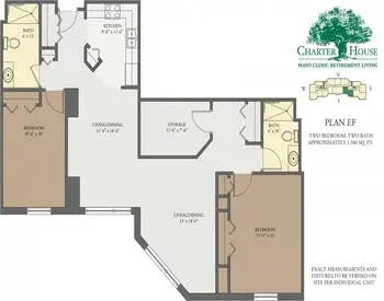 Floorplan of Charter House Mayo Clinic Retirement Living, Assisted Living, Nursing Home, Independent Living, CCRC, Rochester, MN 17