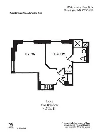 Floorplan of Minnesota Masonic Home, Assisted Living, Nursing Home, Independent Living, CCRC, Bloomington, MN 3