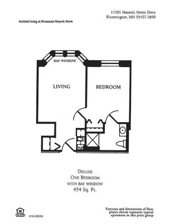 Floorplan of Minnesota Masonic Home, Assisted Living, Nursing Home, Independent Living, CCRC, Bloomington, MN 4