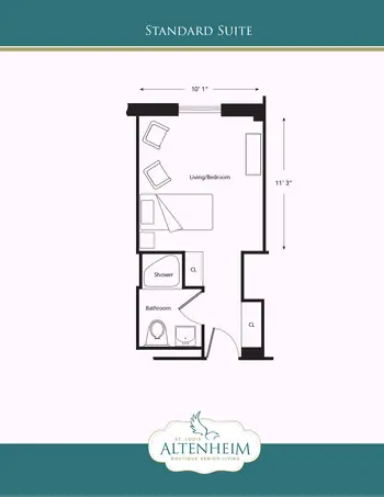 Floorplan of Altenheim St. Louis, Assisted Living, Nursing Home, Independent Living, CCRC, Saint Louis, MO 6