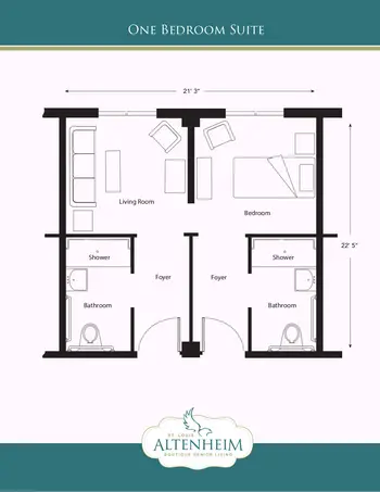 Floorplan of Altenheim St. Louis, Assisted Living, Nursing Home, Independent Living, CCRC, Saint Louis, MO 2