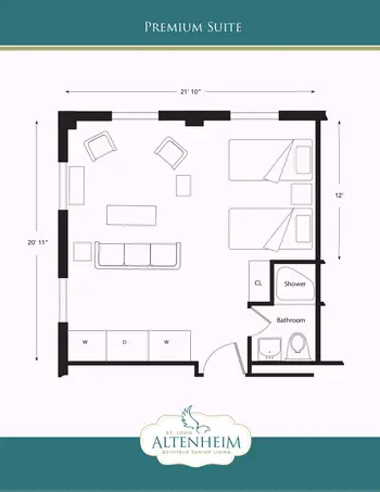 Floorplan of Altenheim St. Louis, Assisted Living, Nursing Home, Independent Living, CCRC, Saint Louis, MO 1