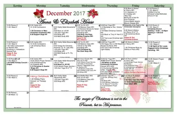 Activity Calendar of The Sarah Community, Assisted Living, Nursing Home, Independent Living, CCRC, Bridgeton, MO 4
