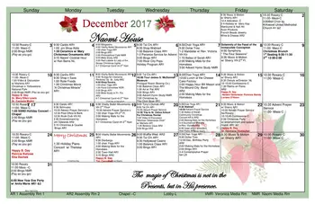 Activity Calendar of The Sarah Community, Assisted Living, Nursing Home, Independent Living, CCRC, Bridgeton, MO 5