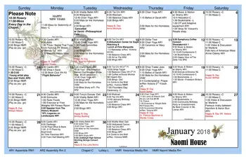 Activity Calendar of The Sarah Community, Assisted Living, Nursing Home, Independent Living, CCRC, Bridgeton, MO 8