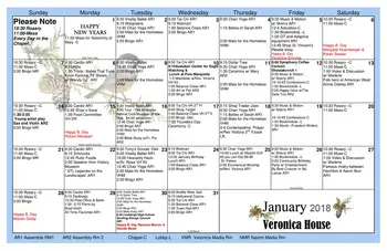 Activity Calendar of The Sarah Community, Assisted Living, Nursing Home, Independent Living, CCRC, Bridgeton, MO 9