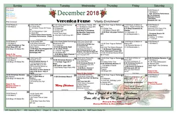 Activity Calendar of The Sarah Community, Assisted Living, Nursing Home, Independent Living, CCRC, Bridgeton, MO 12