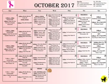 Activity Calendar of Chateau Girardeau, Assisted Living, Nursing Home, Independent Living, CCRC, Cape Girardeau, MO 1