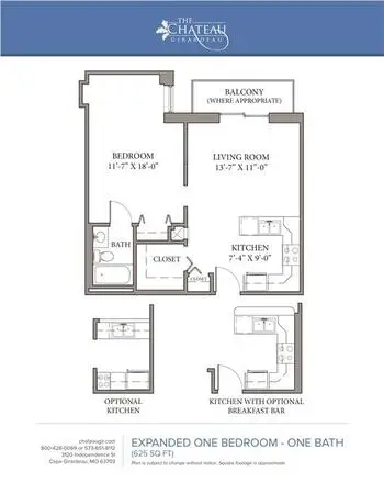 Floorplan of Chateau Girardeau, Assisted Living, Nursing Home, Independent Living, CCRC, Cape Girardeau, MO 5