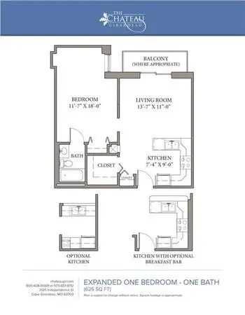 Floorplan of Chateau Girardeau, Assisted Living, Nursing Home, Independent Living, CCRC, Cape Girardeau, MO 6