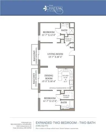 Floorplan of Chateau Girardeau, Assisted Living, Nursing Home, Independent Living, CCRC, Cape Girardeau, MO 10