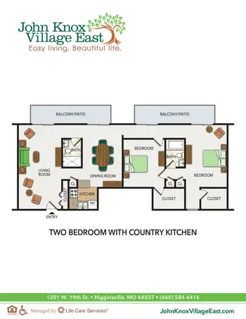 Floorplan of John Knox Village East, Assisted Living, Nursing Home, Independent Living, CCRC, Higginsville, MO 5