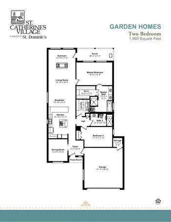 Floorplan of St. Catherine Village, Assisted Living, Nursing Home, Independent Living, CCRC, Madison, MS 8