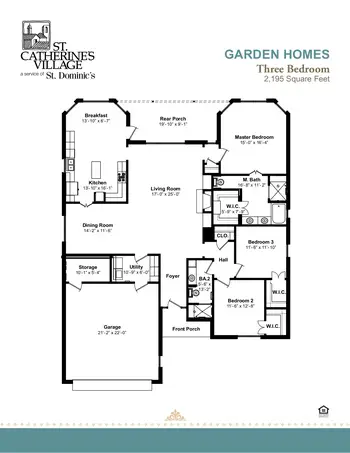 Floorplan of St. Catherine Village, Assisted Living, Nursing Home, Independent Living, CCRC, Madison, MS 9