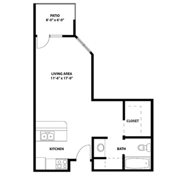 Floorplan of Immanuel Lutheran Communities, Assisted Living, Nursing Home, Independent Living, CCRC, Kalispell, MT 9