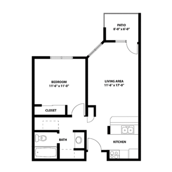 Floorplan of Immanuel Lutheran Communities, Assisted Living, Nursing Home, Independent Living, CCRC, Kalispell, MT 11
