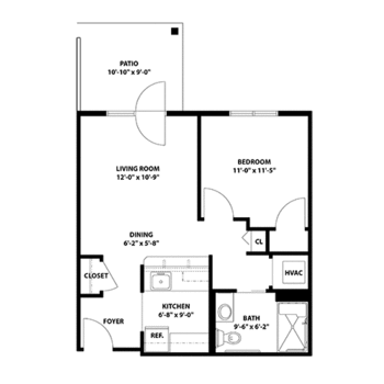 Floorplan of Immanuel Lutheran Communities, Assisted Living, Nursing Home, Independent Living, CCRC, Kalispell, MT 12