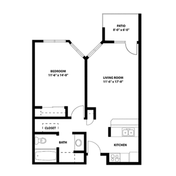 Floorplan of Immanuel Lutheran Communities, Assisted Living, Nursing Home, Independent Living, CCRC, Kalispell, MT 14