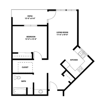 Floorplan of Immanuel Lutheran Communities, Assisted Living, Nursing Home, Independent Living, CCRC, Kalispell, MT 16
