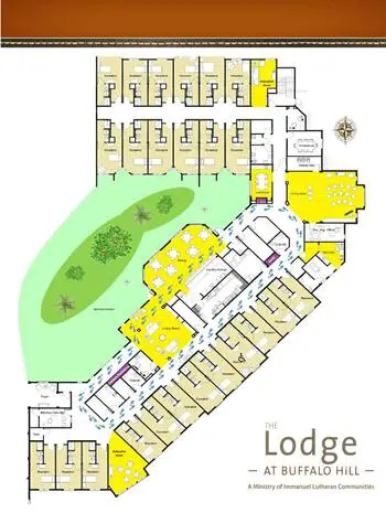 Campus Map of Immanuel Lutheran Communities, Assisted Living, Nursing Home, Independent Living, CCRC, Kalispell, MT 3