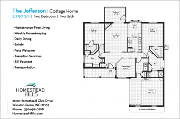 Floorplan of Homestead Hills, Assisted Living, Nursing Home, Independent Living, CCRC, Winston Salem, NC 2