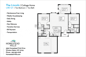 Floorplan of Homestead Hills, Assisted Living, Nursing Home, Independent Living, CCRC, Winston Salem, NC 3
