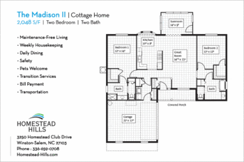 Floorplan of Homestead Hills, Assisted Living, Nursing Home, Independent Living, CCRC, Winston Salem, NC 4