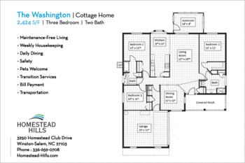 Floorplan of Homestead Hills, Assisted Living, Nursing Home, Independent Living, CCRC, Winston Salem, NC 7