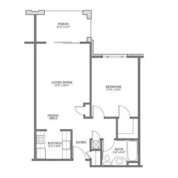 Floorplan of Springmoor Retirement Community, Assisted Living, Nursing Home, Independent Living, CCRC, Raleigh, NC 3