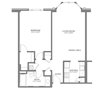 Floorplan of Springmoor Retirement Community, Assisted Living, Nursing Home, Independent Living, CCRC, Raleigh, NC 4