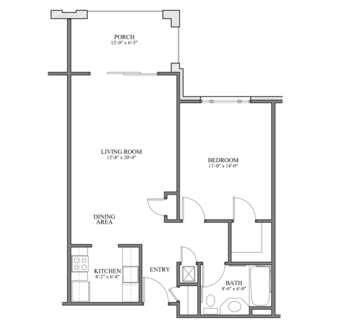 Floorplan of Springmoor Retirement Community, Assisted Living, Nursing Home, Independent Living, CCRC, Raleigh, NC 5