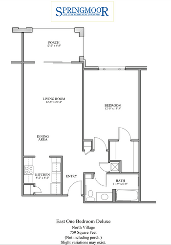 Floorplan of Springmoor Retirement Community, Assisted Living, Nursing Home, Independent Living, CCRC, Raleigh, NC 6