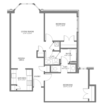 Floorplan of Springmoor Retirement Community, Assisted Living, Nursing Home, Independent Living, CCRC, Raleigh, NC 11