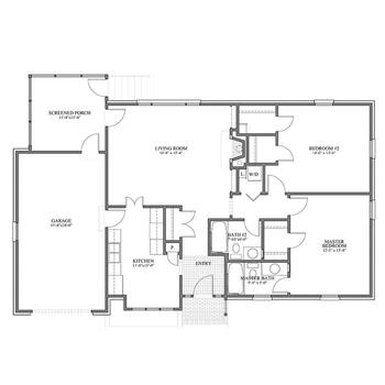 Floorplan of Springmoor Retirement Community, Assisted Living, Nursing Home, Independent Living, CCRC, Raleigh, NC 14