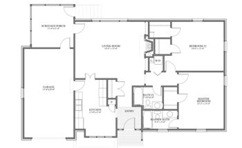 Floorplan of Springmoor Retirement Community, Assisted Living, Nursing Home, Independent Living, CCRC, Raleigh, NC 15